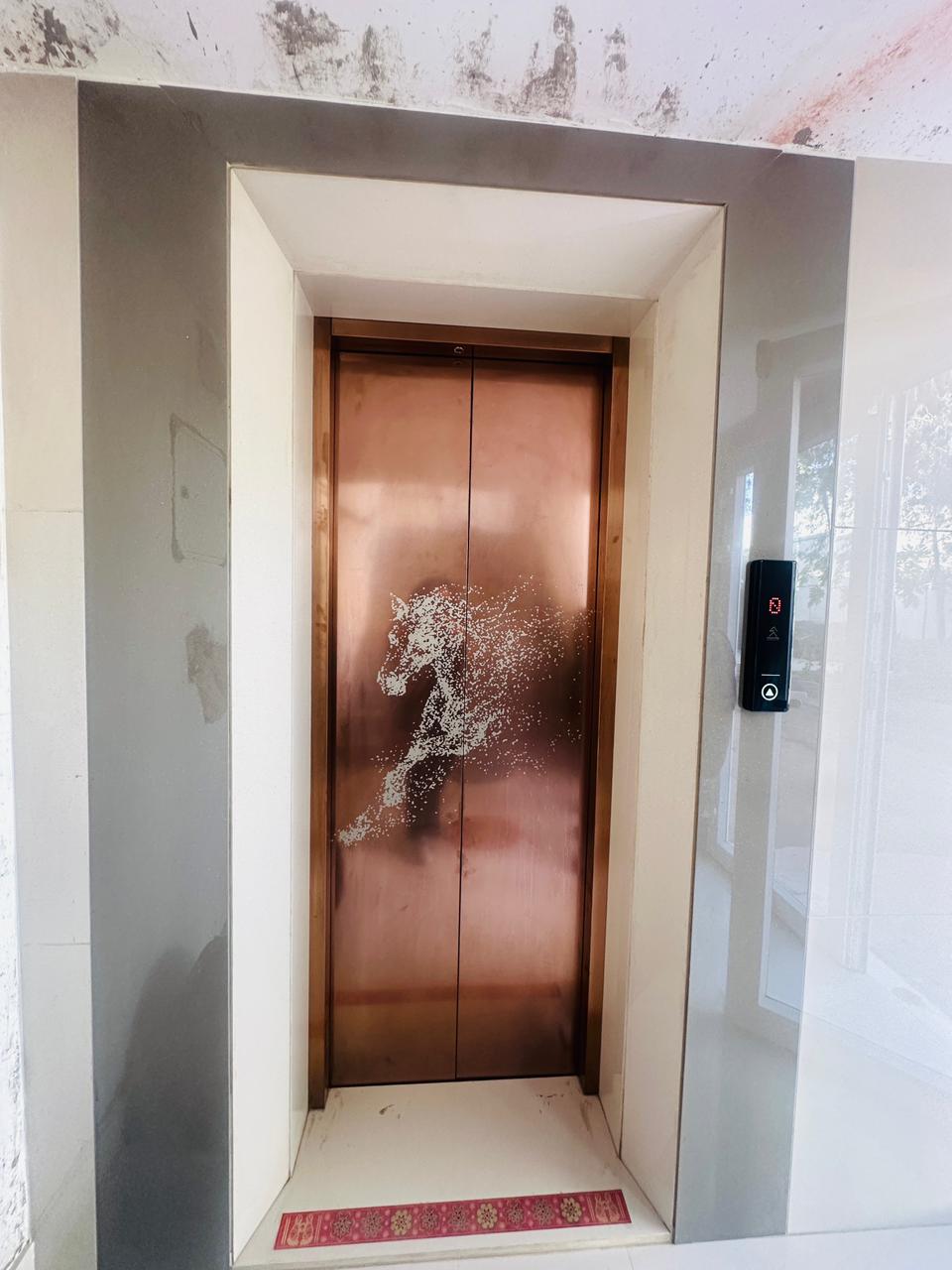 Designer Copper Door — Installed
