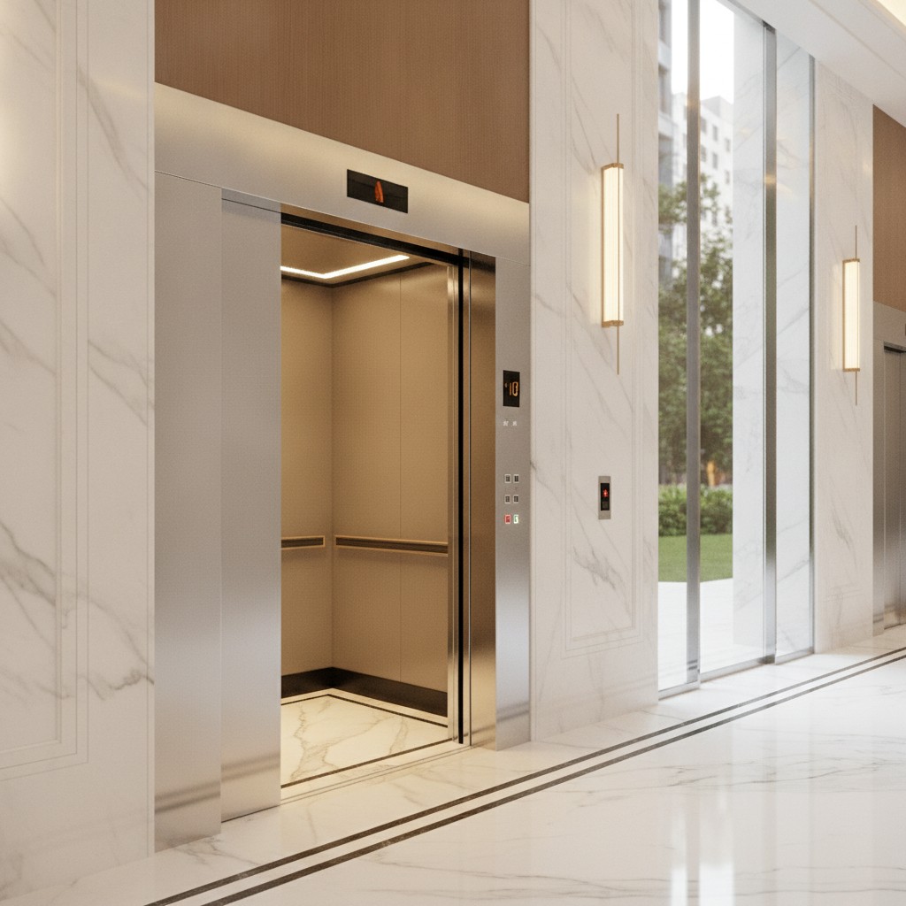 Hydraulic Elevator — raw material panels